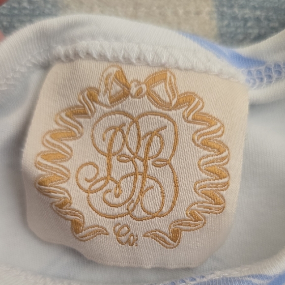 The Beaufort Bonnet Company Blue and White Lattice Dress - Picture 5 of 5